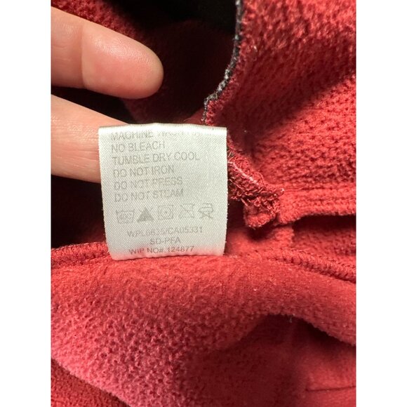 Woolrich Ruby Red Full Zip Vest Outdoors Gorpcore Hiking Camping Size M - Picture 8 of 10